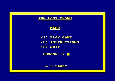 Lost Crown, The box art