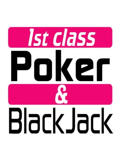 1st Class Poker & BlackJack box art