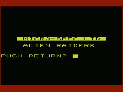 Alien Raiders box art