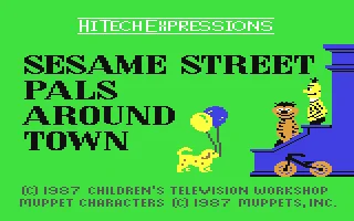 Sesame Street - Pals Around Town box art