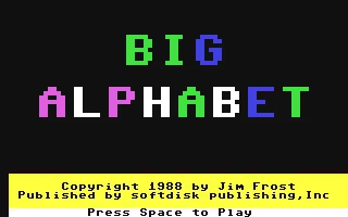 Big Alphabet box art