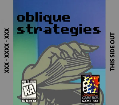 Oblique Strategies box art