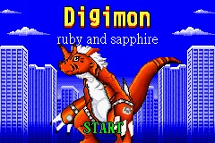 Digimon - Ruby and Sapphire box art