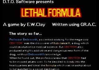 Lethal Formula box art