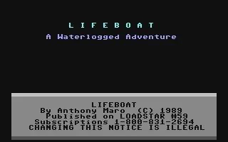 Lifeboat box art