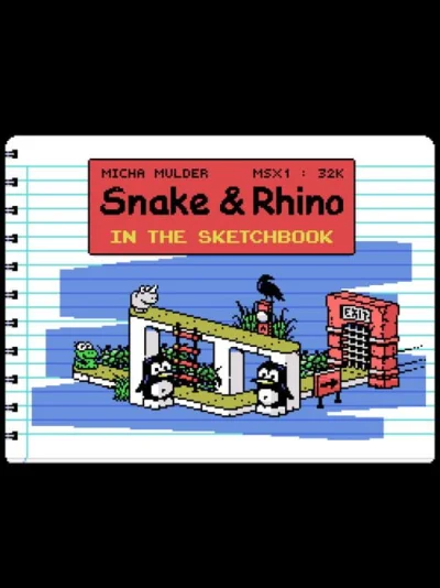 Snake and Rhino in the Sketchbook box art