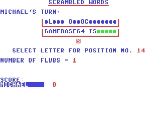 Scrambled Words box art