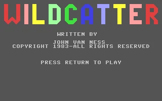 Wildcatter box art