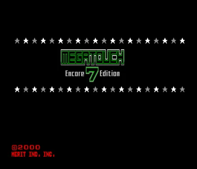 Megatouch 7 Encore Edition box art
