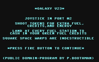 Galaxy v23 box art