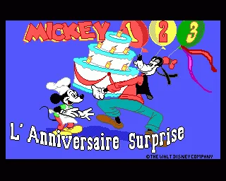 Mickey 123 - L'Anniversaire Surprise box art