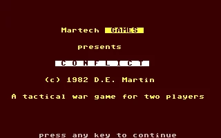 Conflict box art