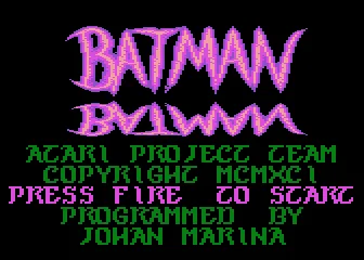 Batman box art