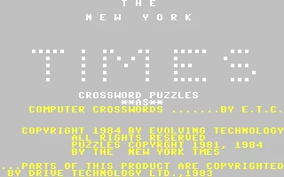 The New York Times Crossword Puzzles : Volume III box art