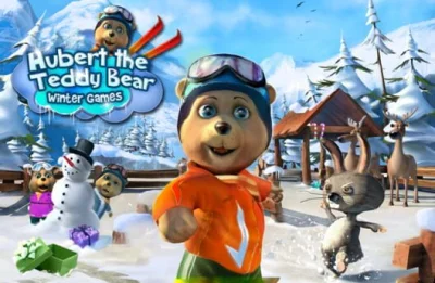 Hubert the Teddy Bear: Winter Games box art