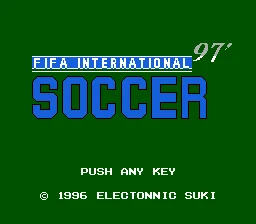 Fifa 97 International Soccer box art