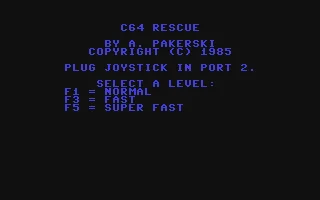 C64 Rescue box art