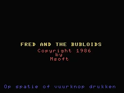 Fred And The Bubloids box art