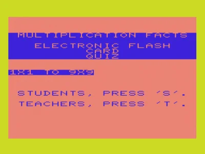 Multiplication Facts box art