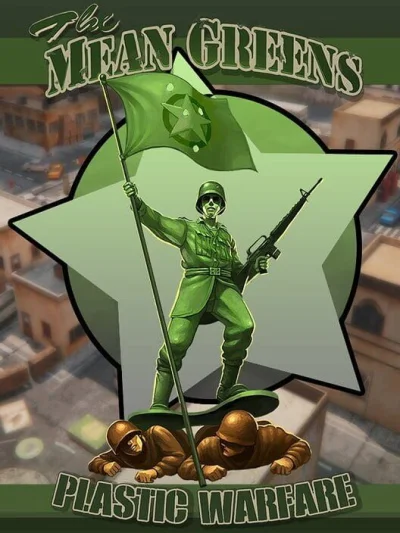 The Mean Greens: Plastic Warfare box art