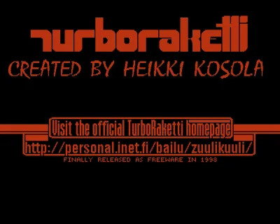 Turbo Raketti box art