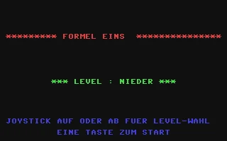 Formel Eins box art