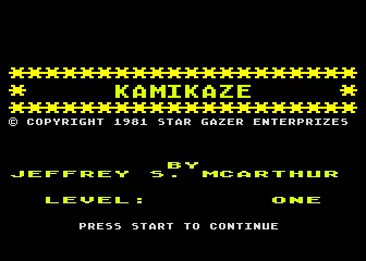 Kamikaze box art