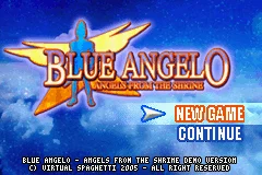 Blue Angelo - Angels From The Shrine box art