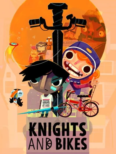 Knights and Bikes box art
