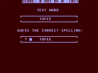 Spelling Challenge box art