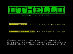 1 Line Othello box art