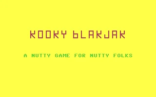 Kooky Blakjak box art