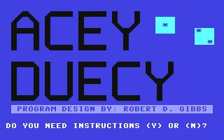 Acey Ducey v.2.0 box art