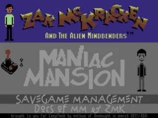 Maniac Mansion + Zak McKracken box art