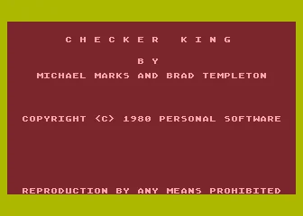 Checker King box art