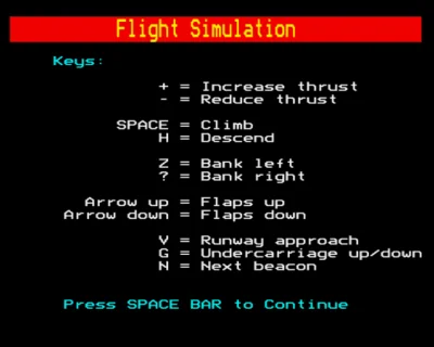 Flight Simulation box art
