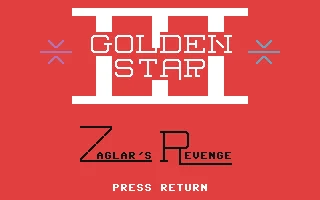 Golden Star 3 : Zaglar's Revenge box art