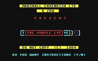 The Purple Eye box art