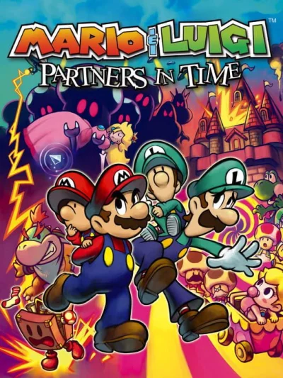 Mario & Luigi - Partners in Time box art