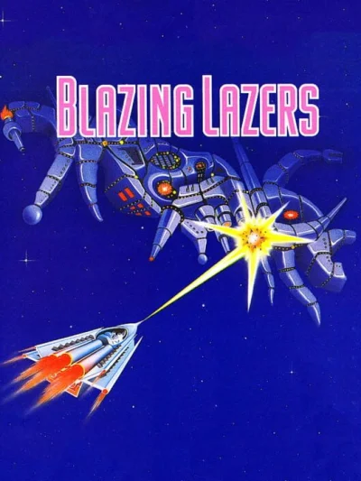 Blazing Lazers box art