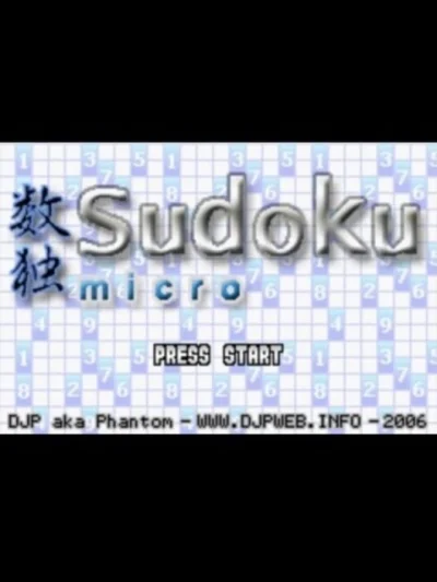 Sudoku Micro box art