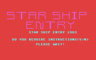 Star Ship Entry box art