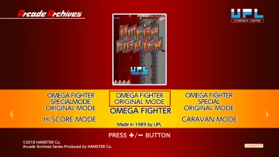 Arcade Archives Omega Fighter box art