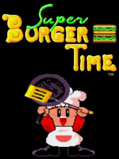 Johnny Turbo's Arcade: Super Burger Time box art