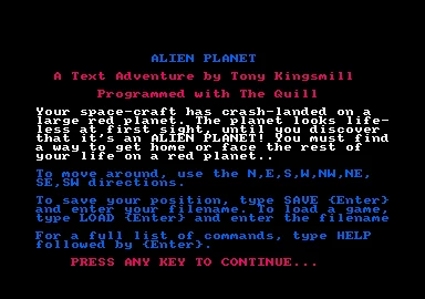 Alien Planet box art