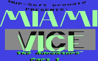 Miami Vice : The Adventure Part I - Die Klinge box art