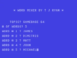 Word Mixer box art