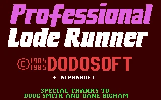 Professional Lode Runner box art
