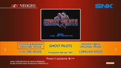 Aca Neogeo Ghost Pilots box art