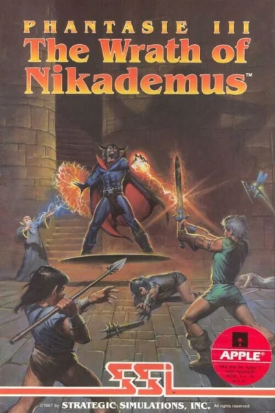 Phantasie 3: The Wrath of Nikademus box art